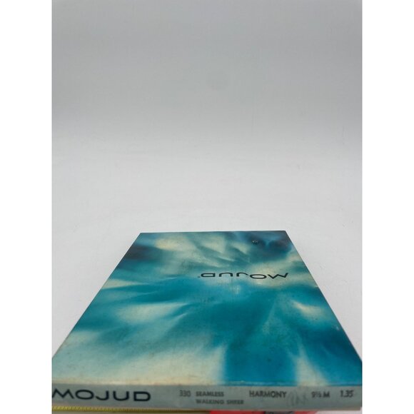 Vintage Mojud Vivette Nylon Stockings 9 Medium First Quality Dark Seam 60 Gauge - Picture 6 of 7